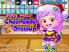 Baby Hazel Cheerleader Dress-up Online