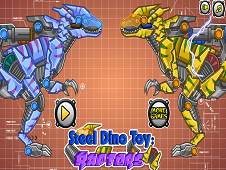 Steel Dino Toy Raptors