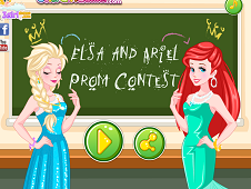 Elsa and Ariel Prom Contest