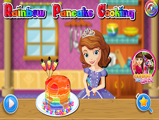 Rainbow Pancake Cooking