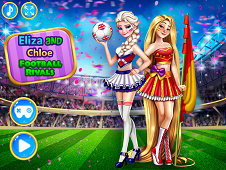 Eliza and Chloe Football Rivals Online