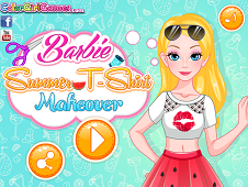 Barbie Summer T-shirt Makeover