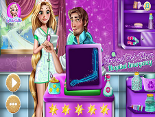 Rapunzel and Flynn Hospital Emergency
