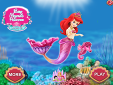 Baby Mermaid Princess Dress UP