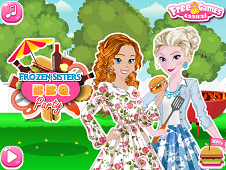 Frozen Sisters BBQ Party