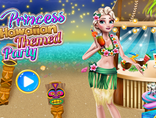 Princess Hawaiian Themed Party