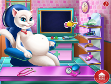 Kitty Pregnant Checked Up  Online