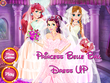Princess Belle Gorgeous Ball Dress Up