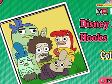 Fish Hooks Coloring Online