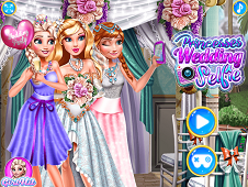 Princesses Wedding Selfie