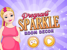 Pregnant Sparkle Room Decor