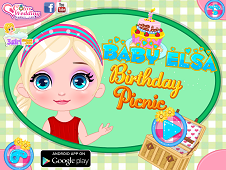 Baby Elsa Birthday Picnic