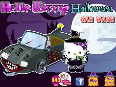 Hello Kitty Halloween Car Wash Online