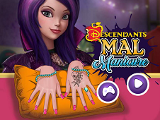 Descendants Mal Manicure