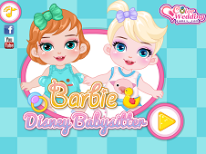 Barbie Disney Babysitter
