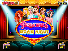 Princesses Movie Night