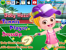 Baby Hazel Tennis Player Dress-Up Online