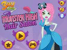 Jogo Monster High Hair Salon no Jogos 360