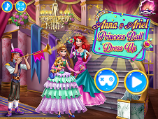 Anna And Ariel Dressup 