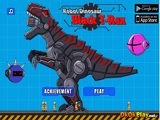 Robot Dinosaur Black T-Rex Online