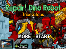 Repair Dino Robot Triceratops Online