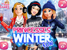 Princesses Winter Fun Online