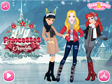 Princesses Arendelle Christmas Holidays Online