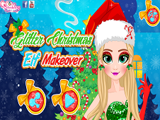 Glitter Christmas Elf Makeover