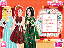 Princess Christmas Photo