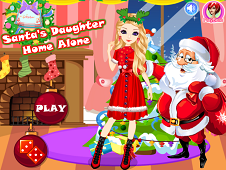 Santa's Daughter Home Alone Online