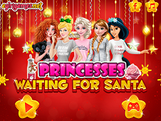Princesses Waiting For Santa Online