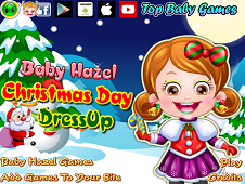 Baby Hazel Christmas Day Dressup Online