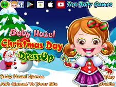 Baby Hazel Christmas Day Dressup