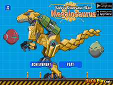 Robot Dinosaur War Megalosaurus Online