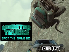 Monster Truck Spot The Numbers 