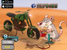 Rat on a Dirt Bike 