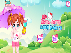 My Hello Kitty Rain Boots