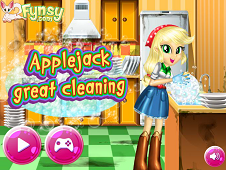 Applejack Great Cleaning