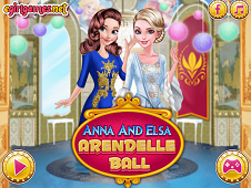 Anna And Elsa Arendelle Ball