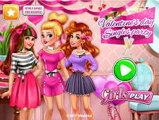 Valentine Day Singles Party Online
