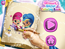 Shimmer and Shine Coloring Book  Online