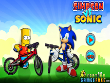 Simpson vs Sonic Online