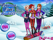 Princesses Visit Arendelle Online