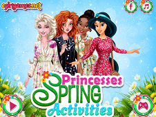 Princesses Spring Activities Online