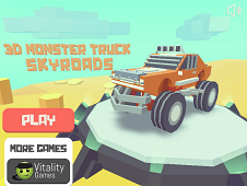3D Monster Truck: Skyroads Online