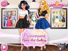 Princesses Open Art Gallery Online