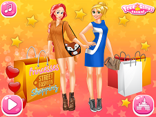 Princesses Street Fashion Shopping