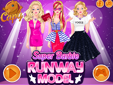Super Barbie Runway Model Online