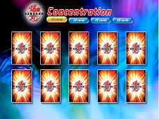 Bakugan Card Concentration  Online