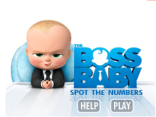 The Boss Baby Spot the Numbers 